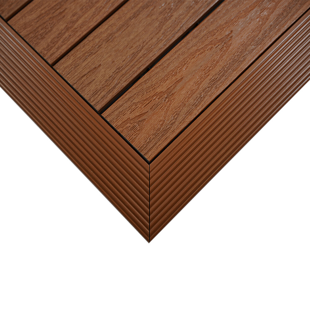 Newtechwood X Composite Interlocking Outward Corner Deck Trim In