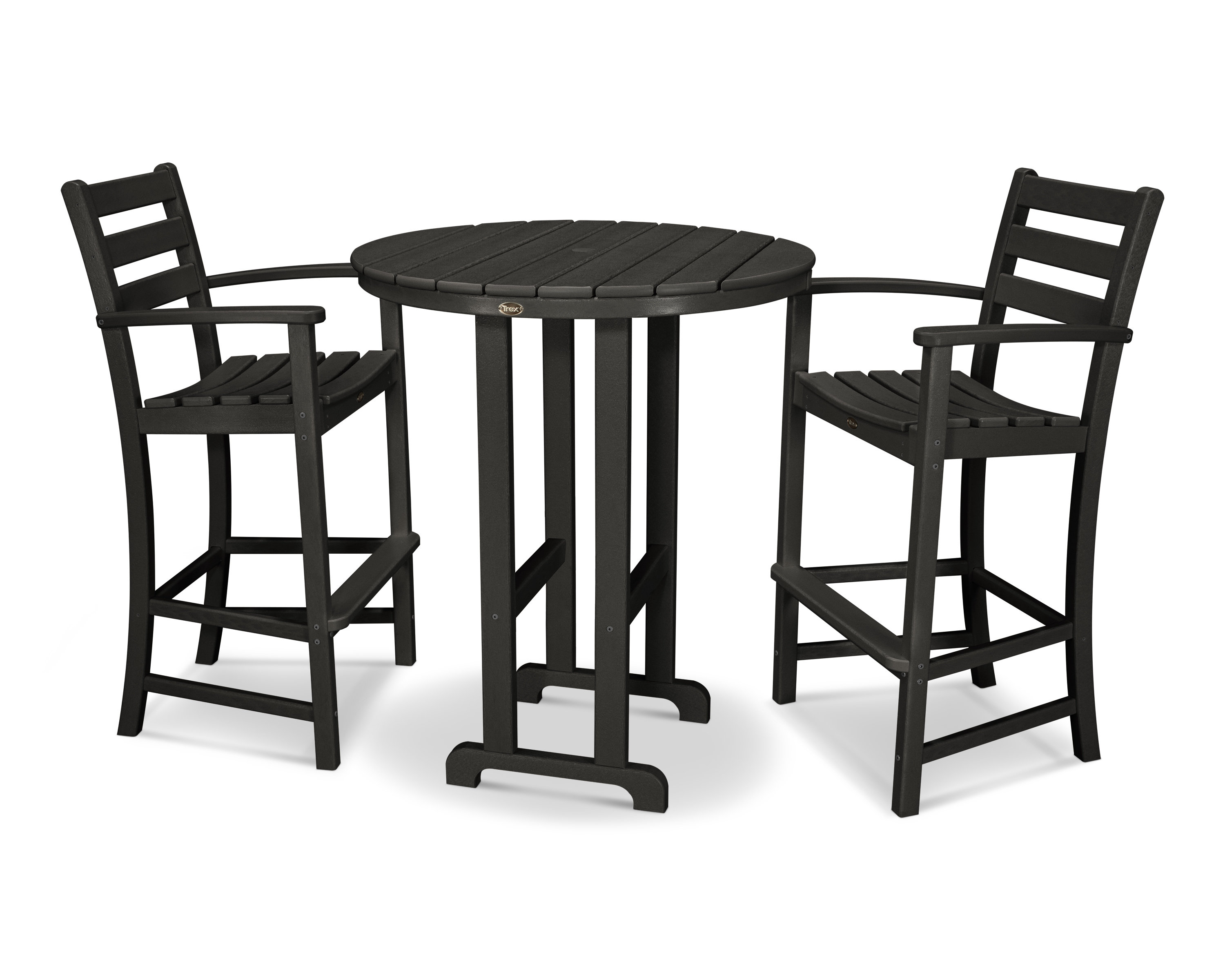 Trex Monterey Bay Round 2 Person Outdoor Dining Set with Cushions