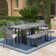 Delanne Rectangular 6 - Person 70'' Long Dining Set with Cushions