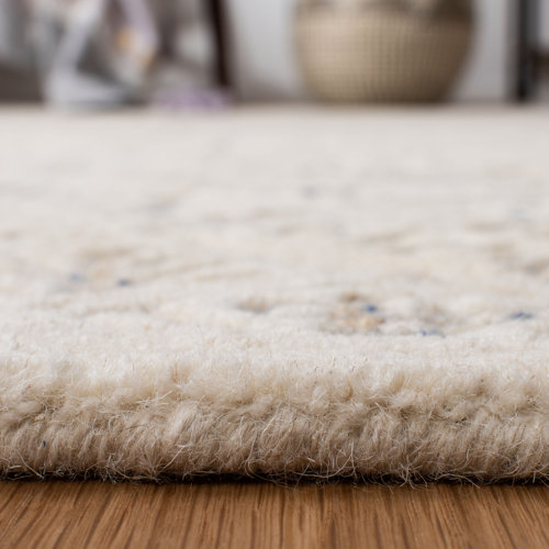 Union Rustic Frederic Handmade Wool Ivory/Beige Rug | Wayfair