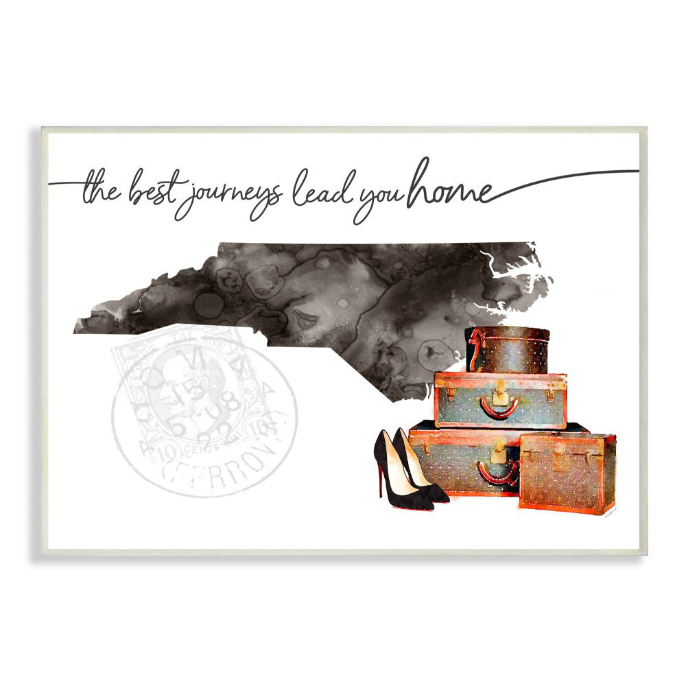 Ebern Designs North Carolina State The Best Journeys Lead You Home