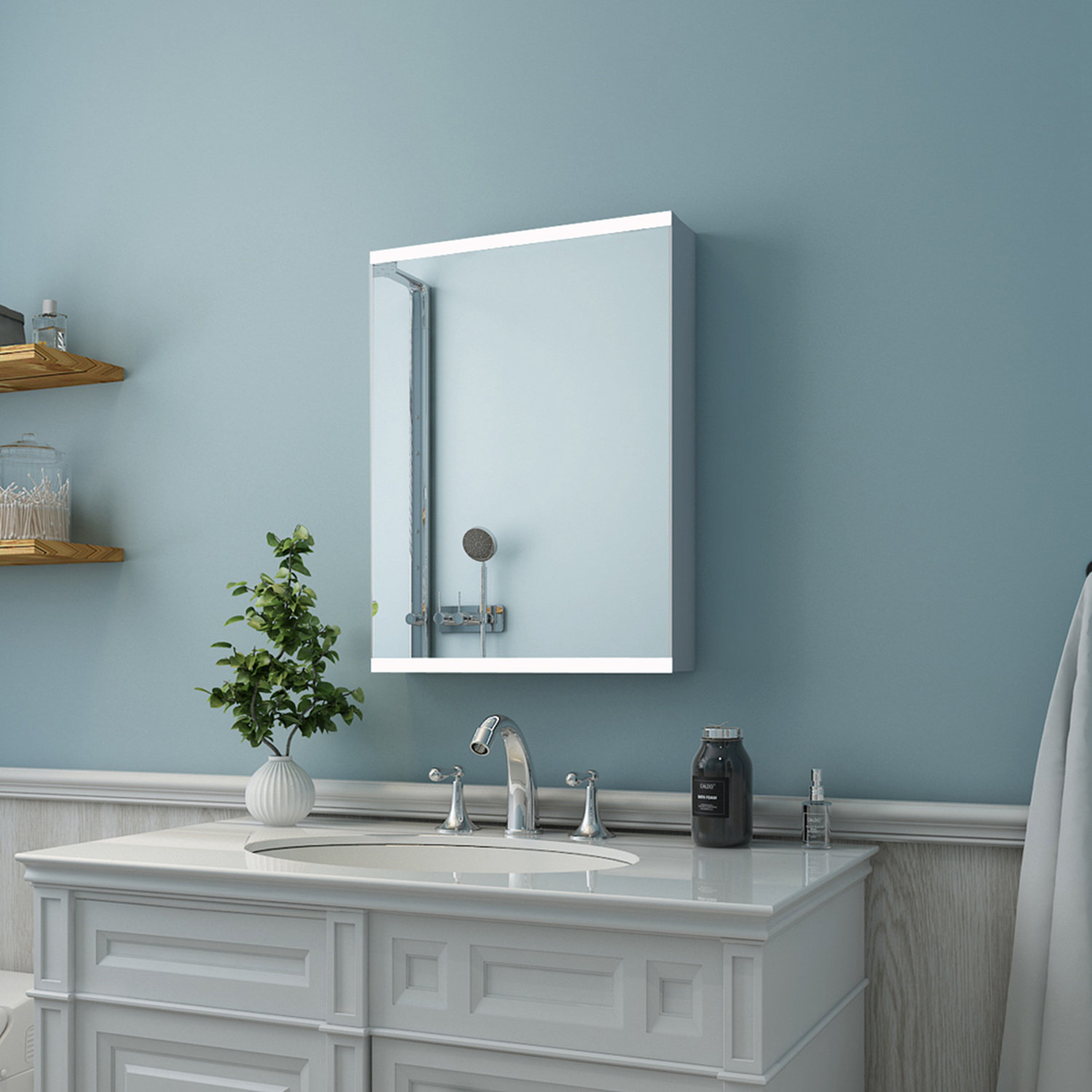 Builddecor Metal Wall Mounted Bathroom Cabinet | Wayfair