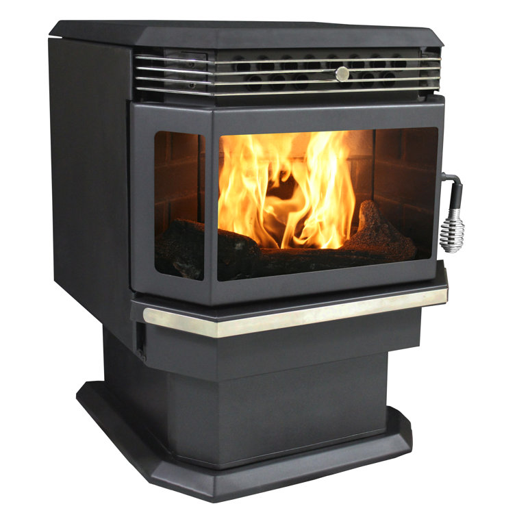 US Stove 2200 Square Feet Freestanding Wood Pellets Stove with Blower |  Wayfair