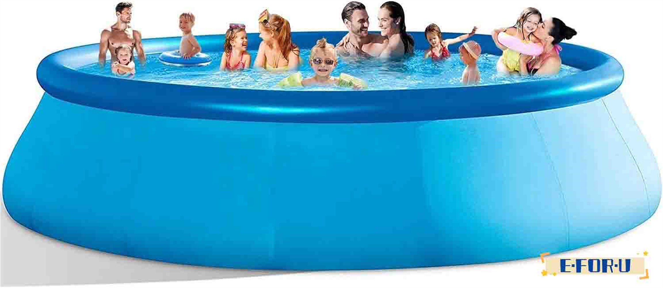 E.FOR.U 2.08 ft x 8 ft Plastic Kiddie Pool Wayfair