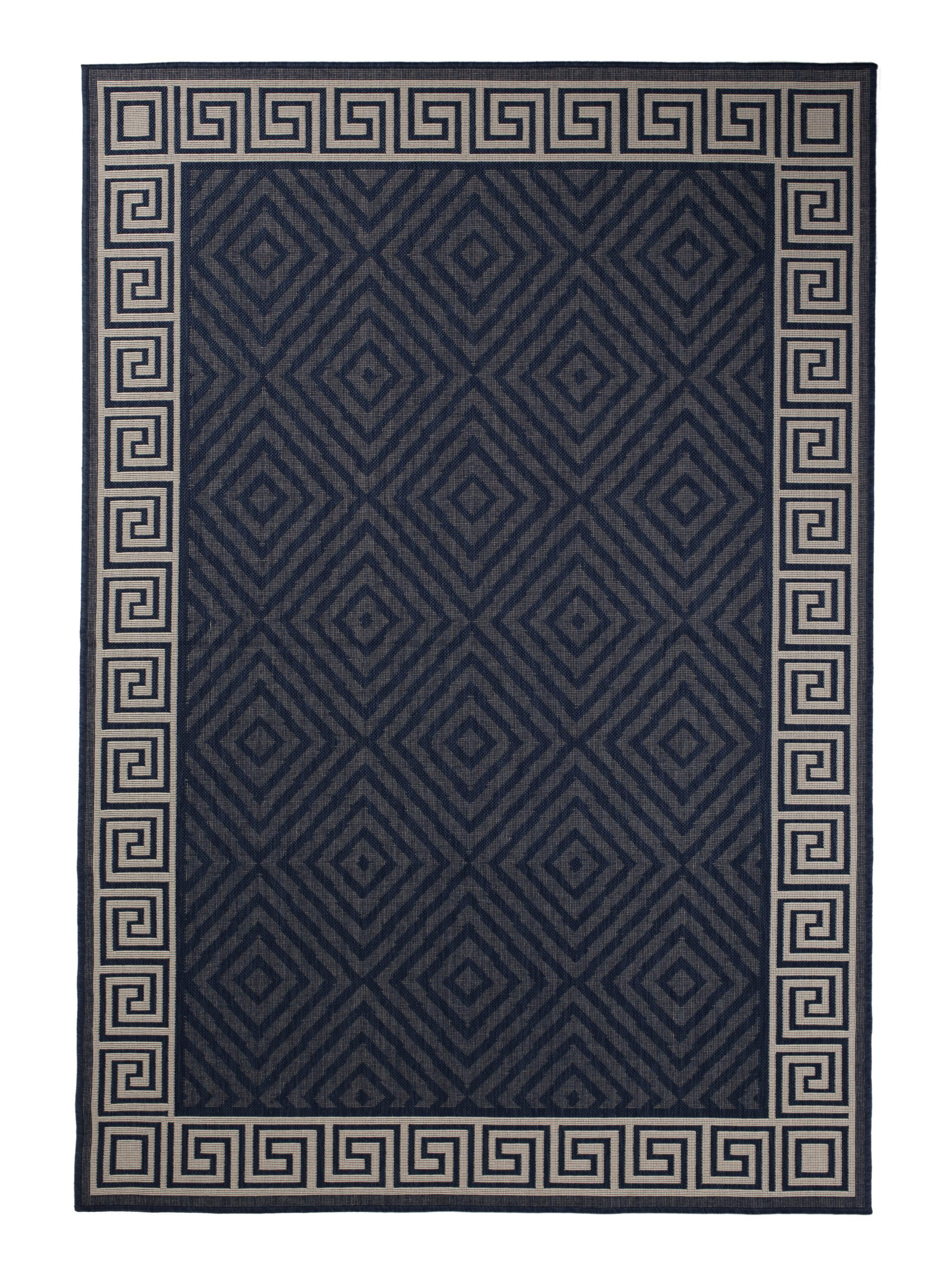 Corrigan Studio® Premium Polypropylene Geometric Pattern Outdoor Rug
