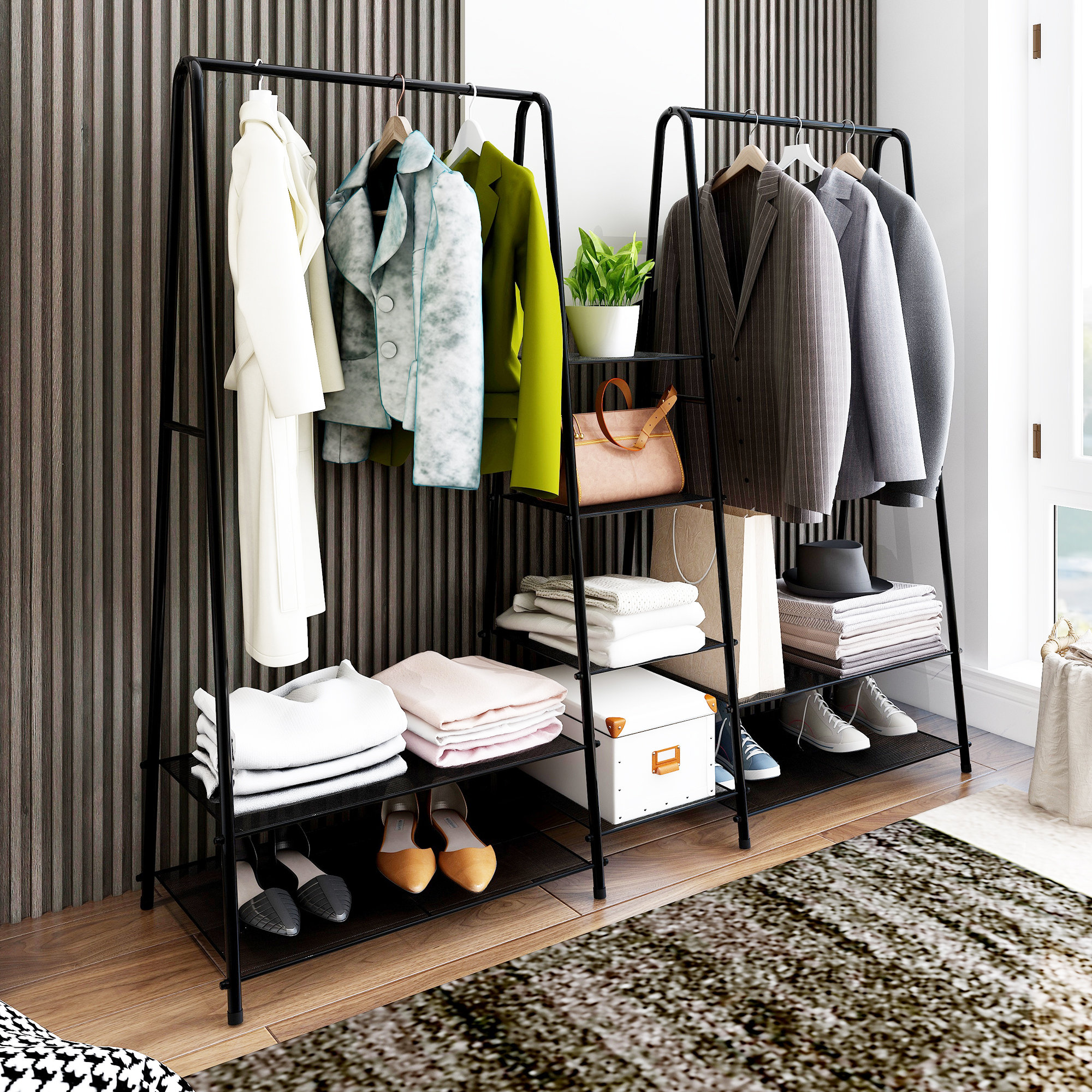 Rebrilliant 17.72'' Clothes Rack Wayfair