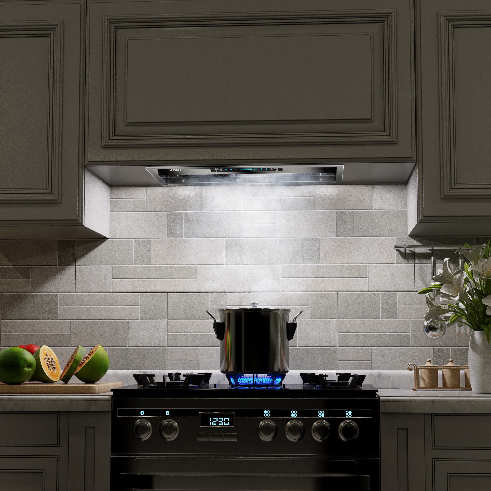 victory elegant range hood