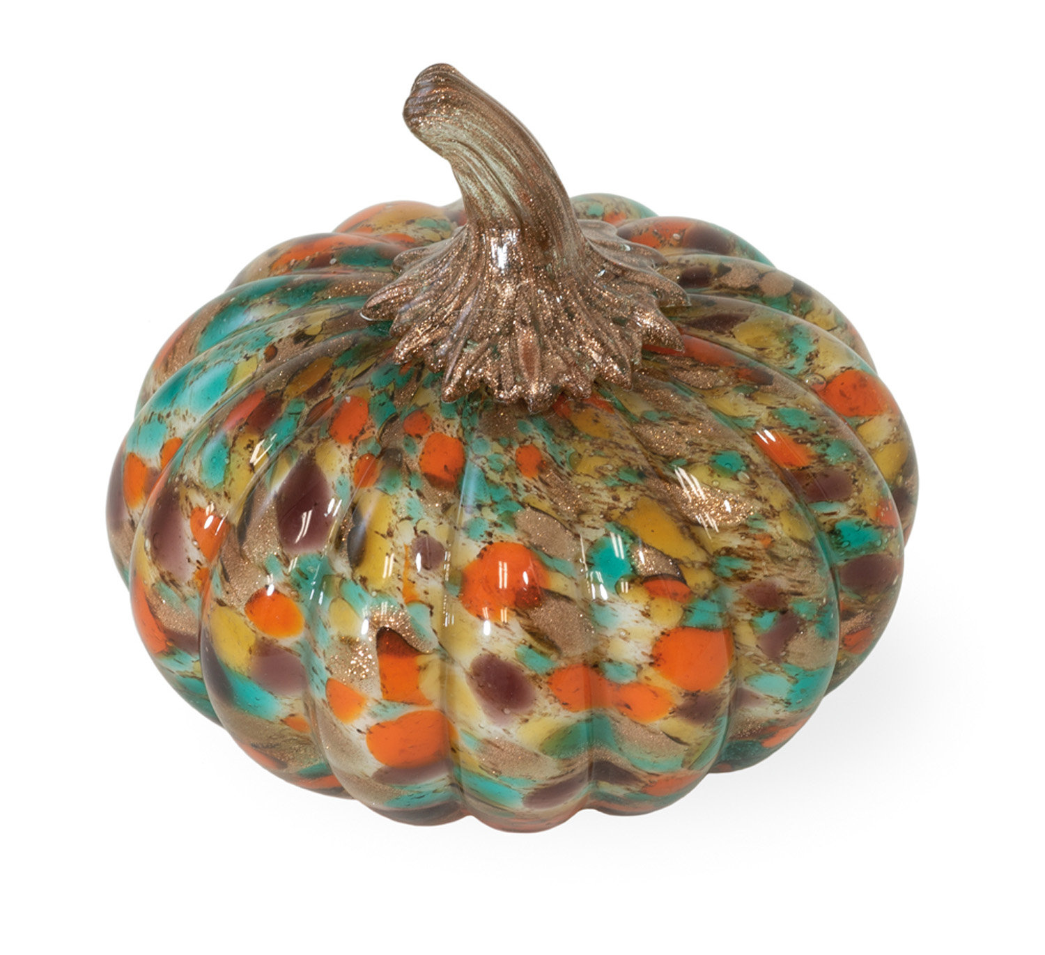 Red Barrel Studio® Amberella Confetti Glass Pumpkin Wayfair