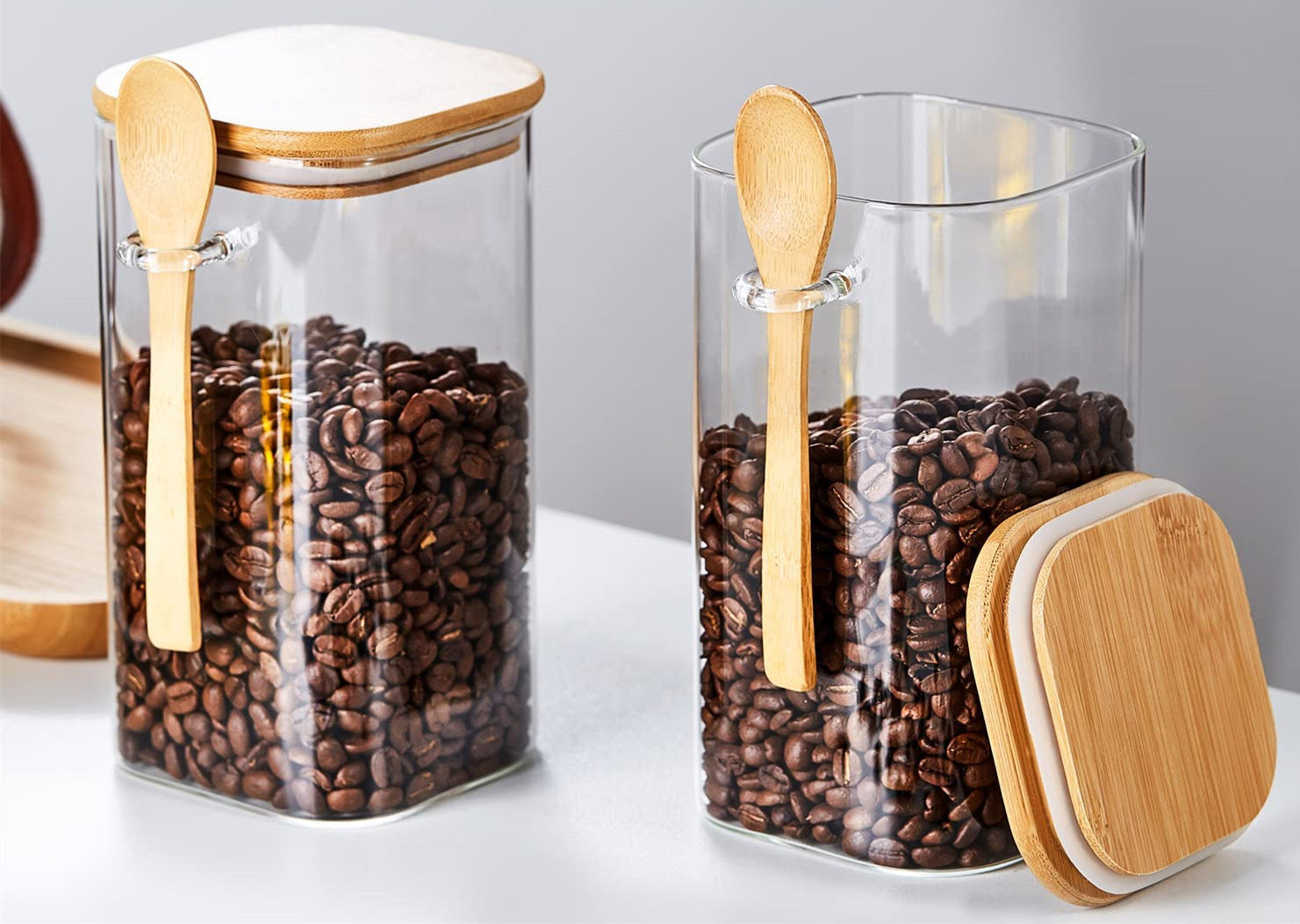 Loon Peak® Glass Kitchen Canisters Set Wayfair Canada