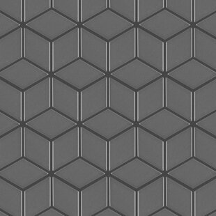 1:24th Black Styalised Star Design Tile Sheet With Light Grey Grout 
