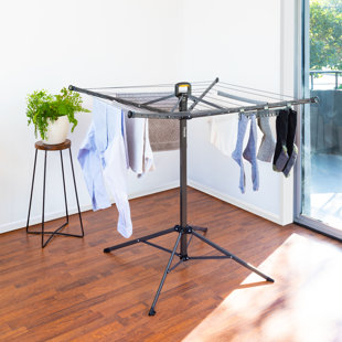Details about   Tripod Clothes Drying Rack Steel 36 Garment Holder Foldable Stand Indoor Outdoor 