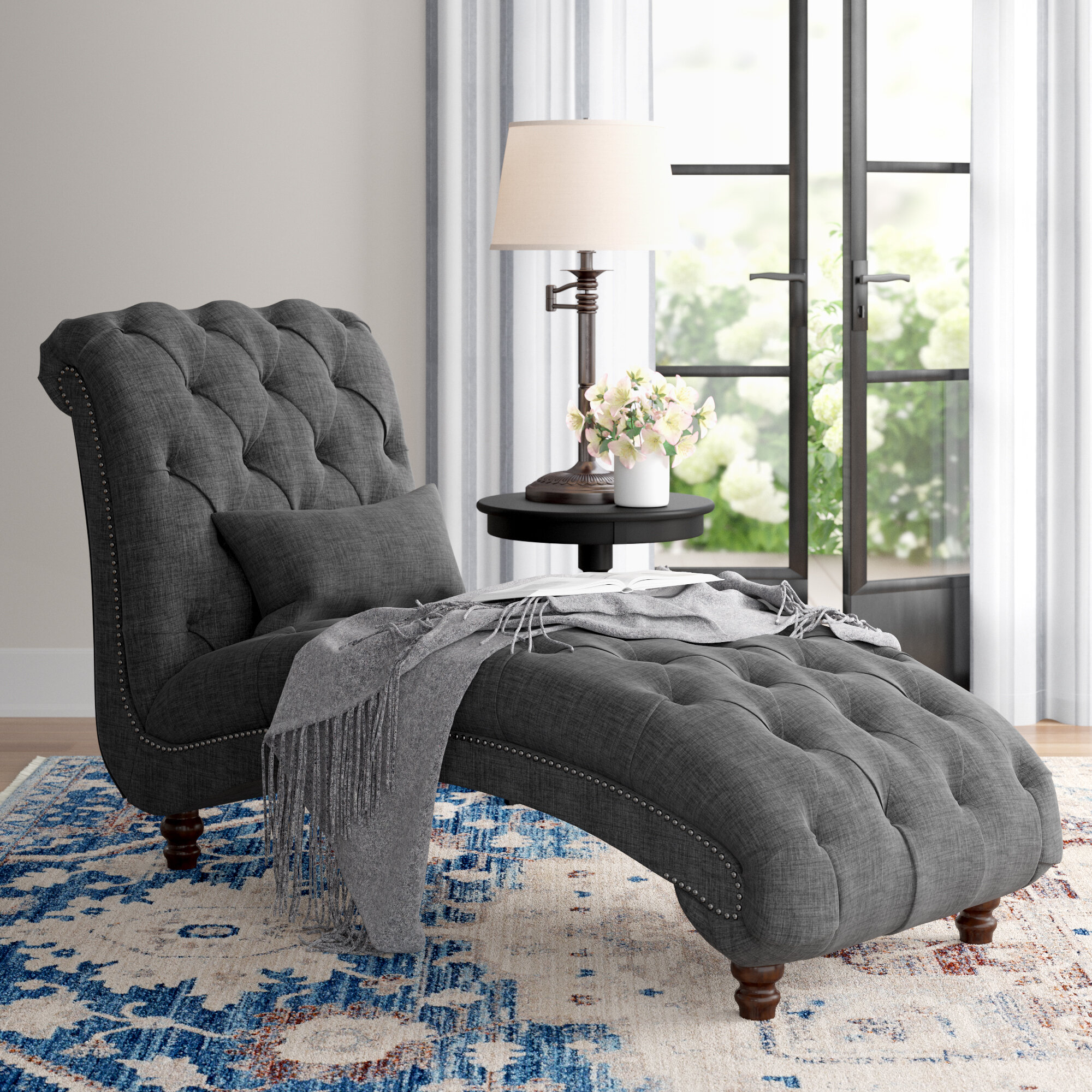 Gowans Upholstered Chaise Lounge