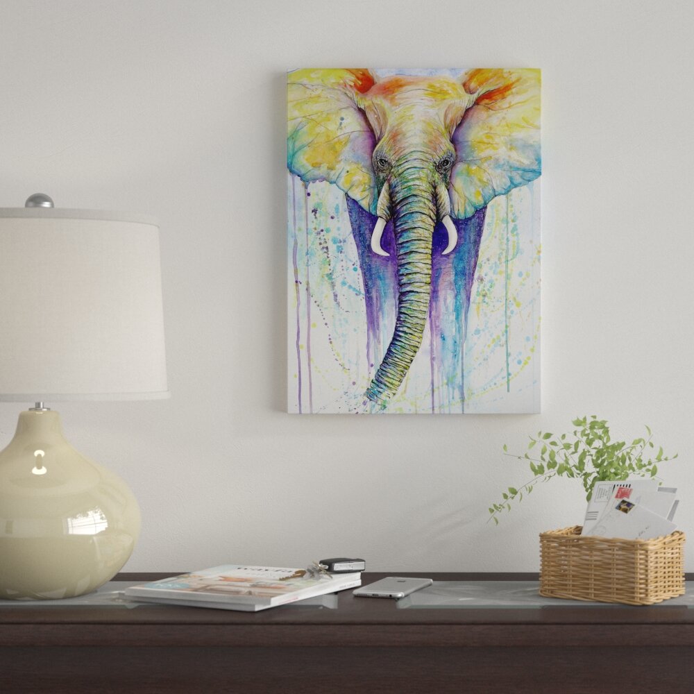 Rustic Abstract Elephant 