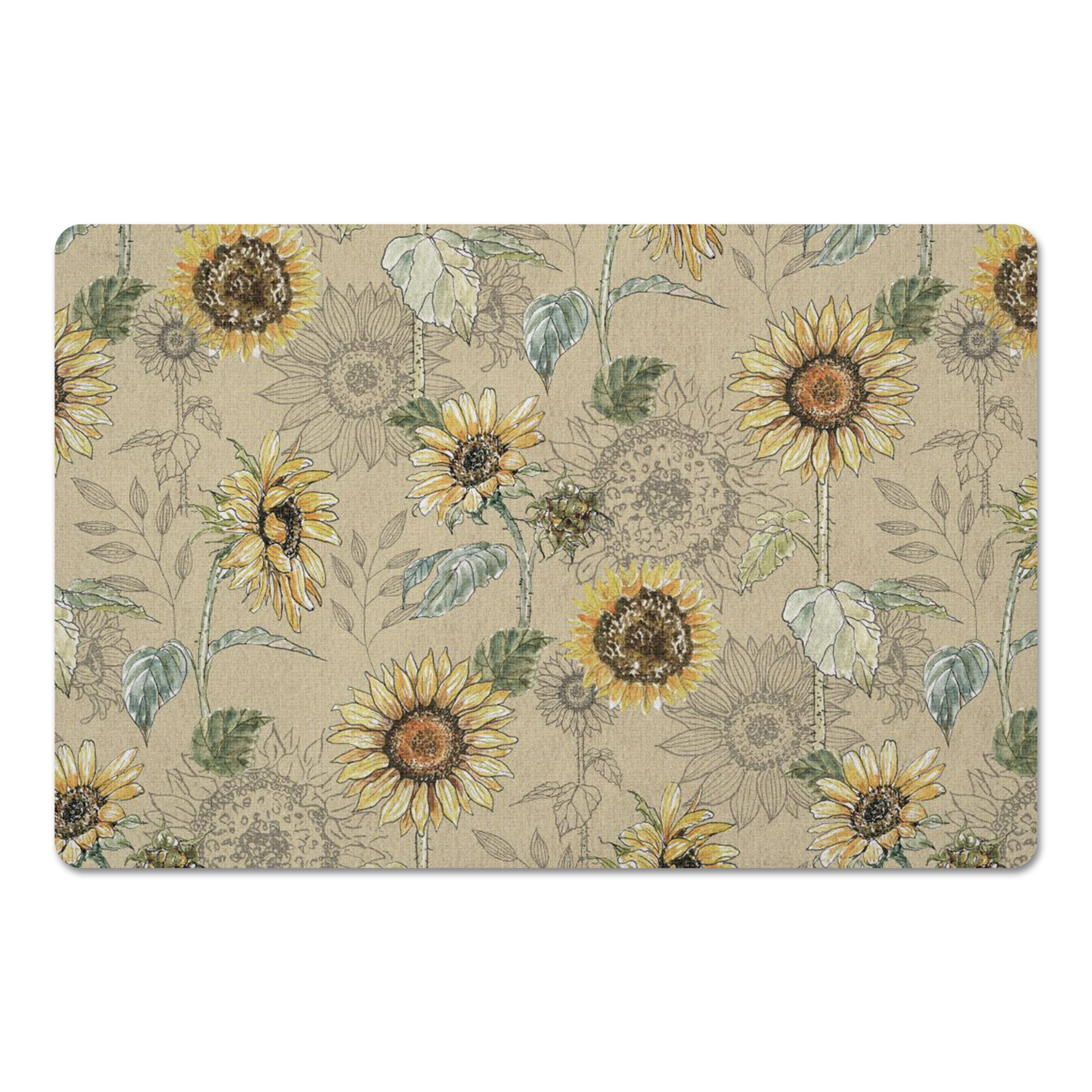 Bless international Chel Sunflower Kitchen Mat Wayfair