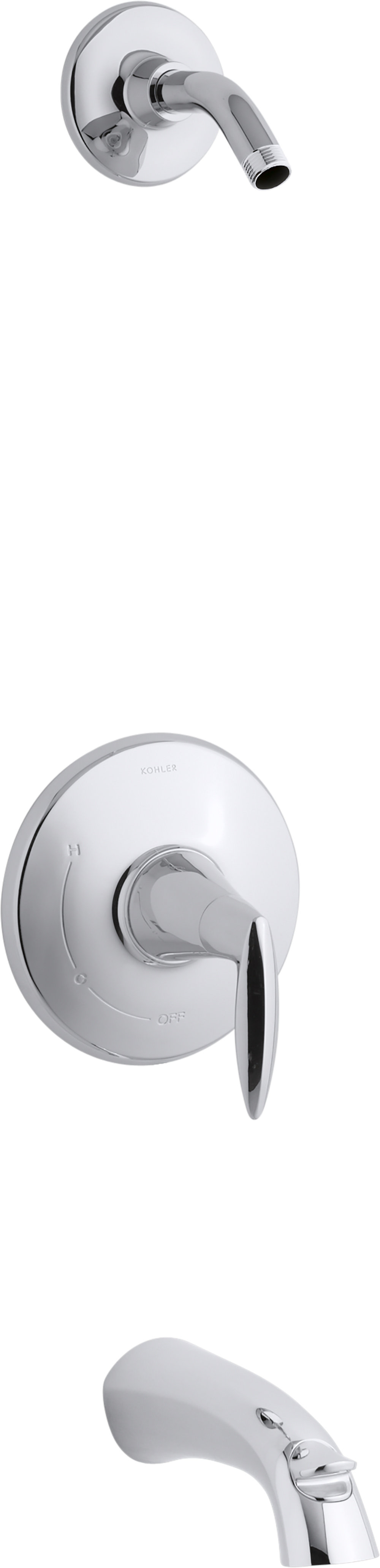 Kohler Alteo RiteTemp Bath and Shower Valve Trim with Lever Handle and