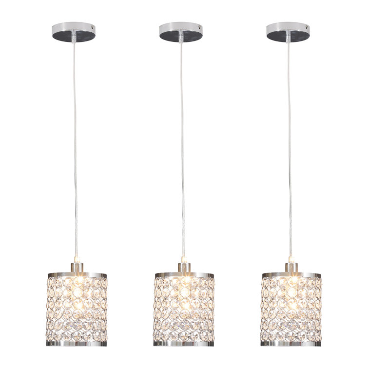 House of Hampton® Mahnoor 3 - Light Single Bulb Pendant ...