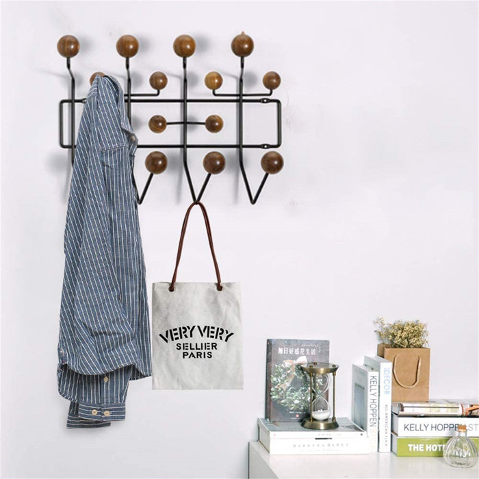 Rosalind Wheeler Wall Hanger Coat Rack Candy Hook Multi-Hooks Coat Rack ...