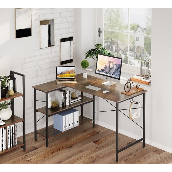 Details about   L-Shaped Home Office Desk Corner Workstation Computer Desk Gaming Laptop Table 