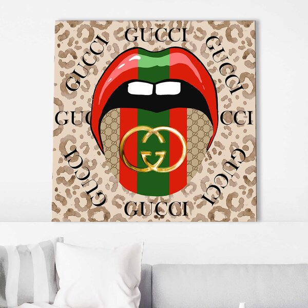 House of Hampton® Gucci Tongue (Square) by By Jodi - Graphic Art | Wayfair