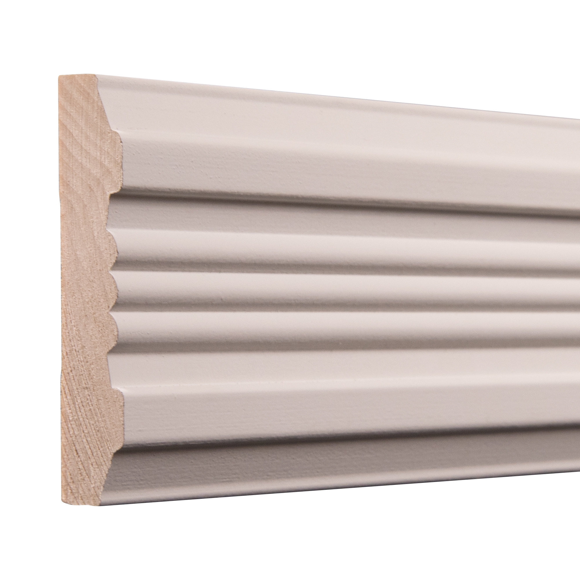 Ornamental Mouldings Hardwood Victorian Door and Window Moulding 4" H x 84" W x 0.75" D Casing