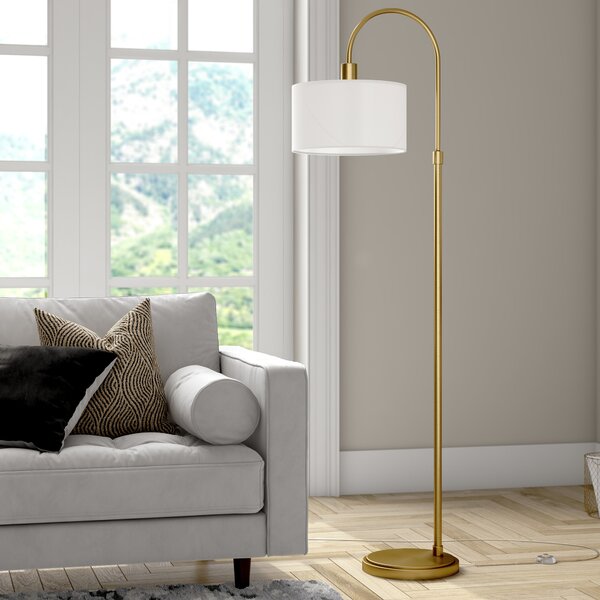 next burford floor lamp