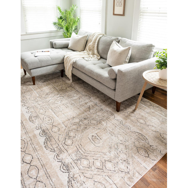 Sand & Stable Camberley Performance Ivory Rug & Reviews | Wayfair