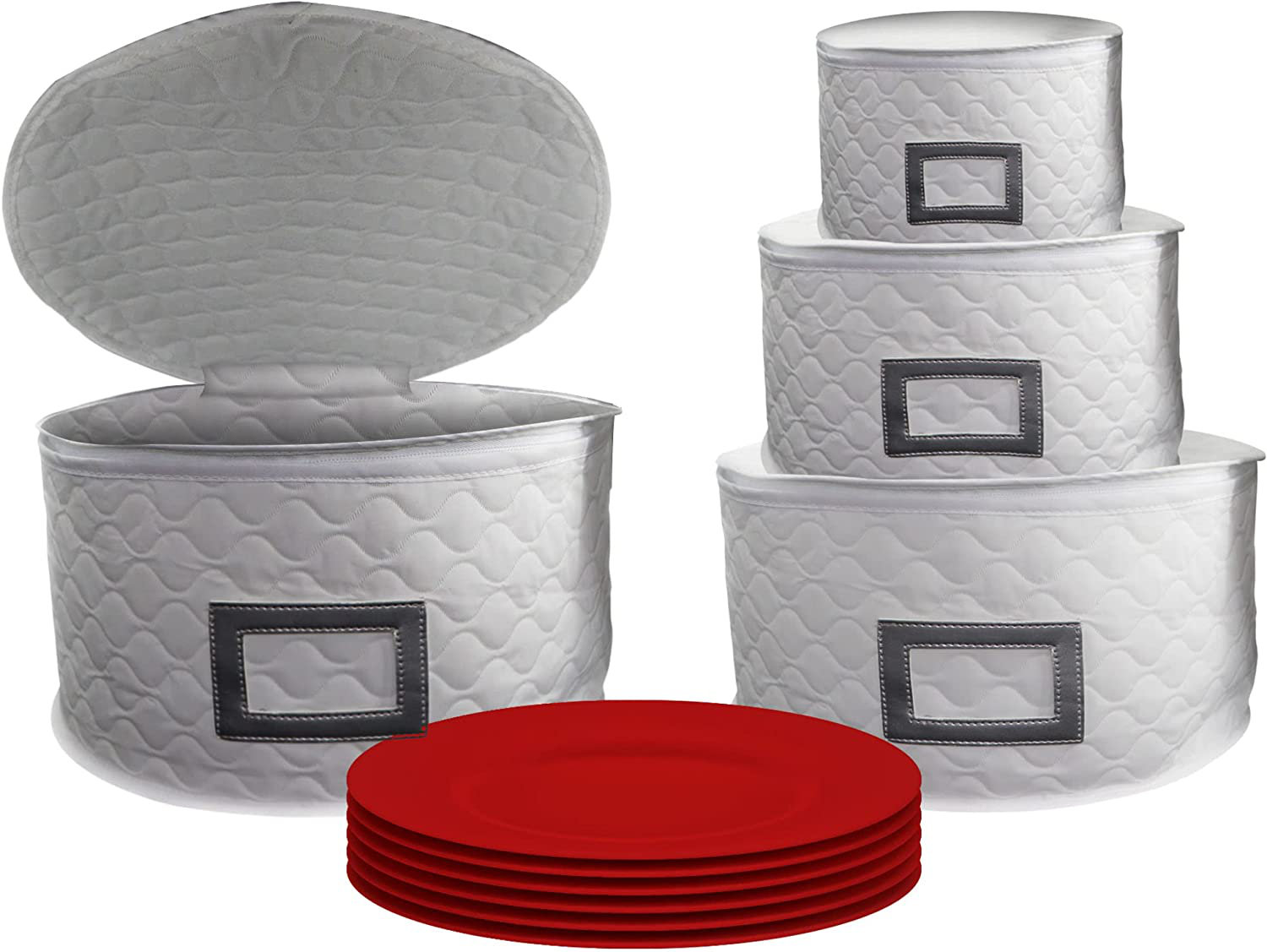 ASTERFORM CORP 4 Piece Dinnerware Storage Set Wayfair