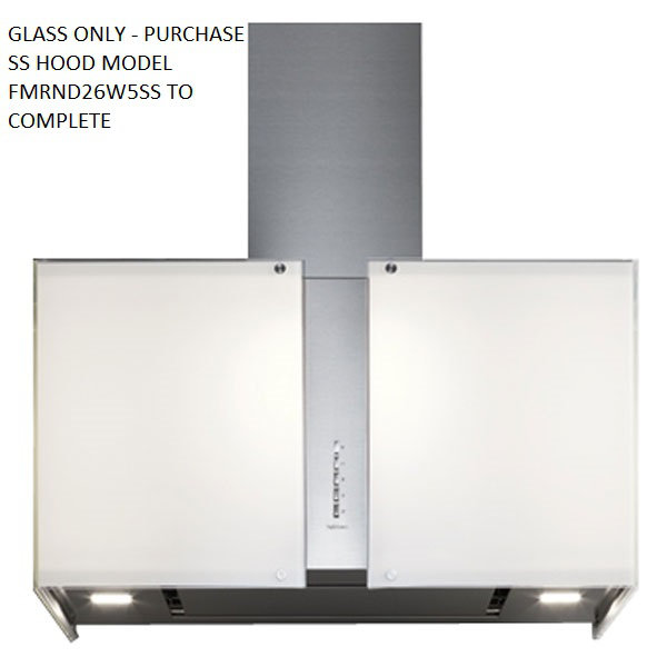 Falmec Mirabilia Maia Glass Accessory Square Range Hood Wall Cap Wayfair