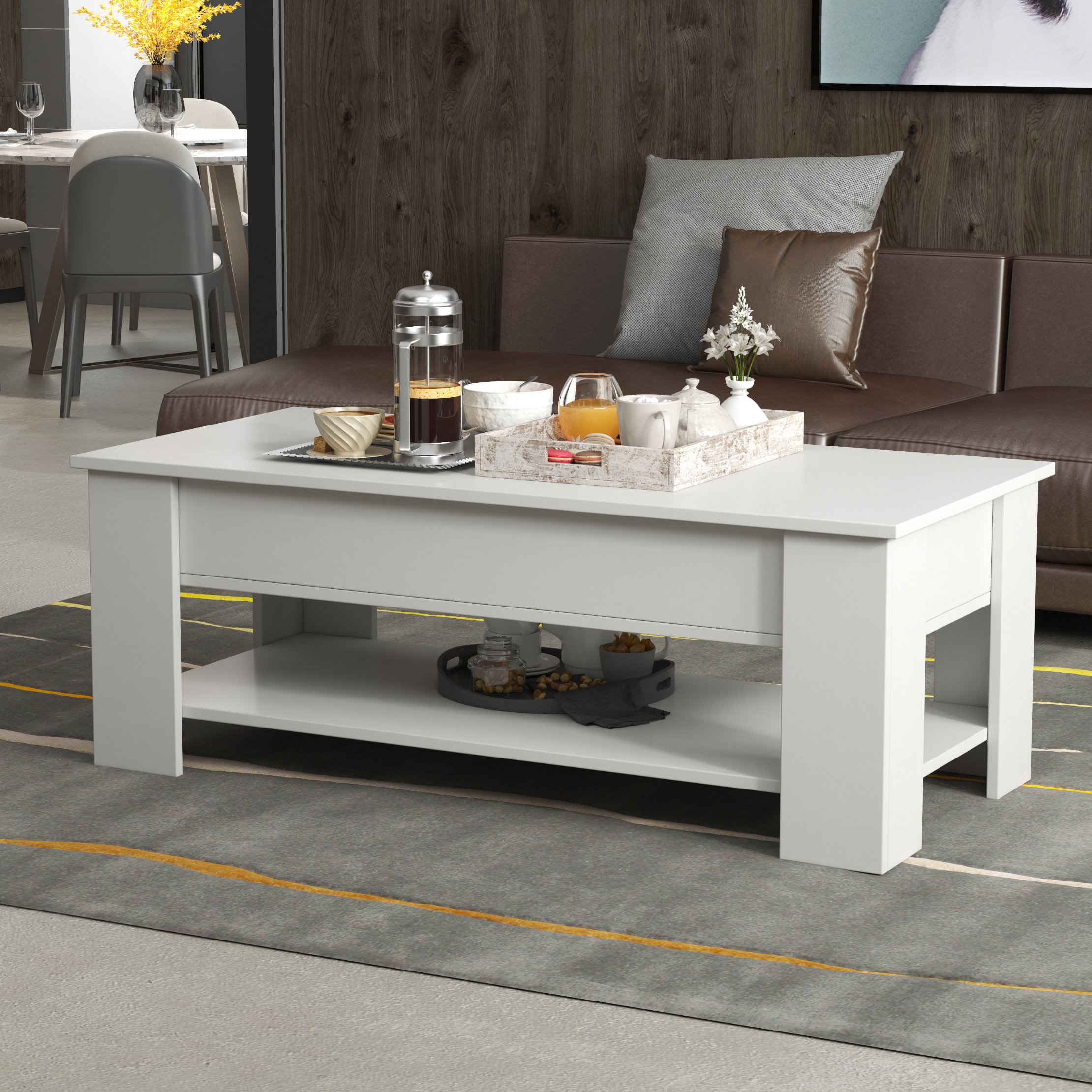 Latitude Run® Fotula Lift Top Coffee Table with Storage & Reviews Wayfair