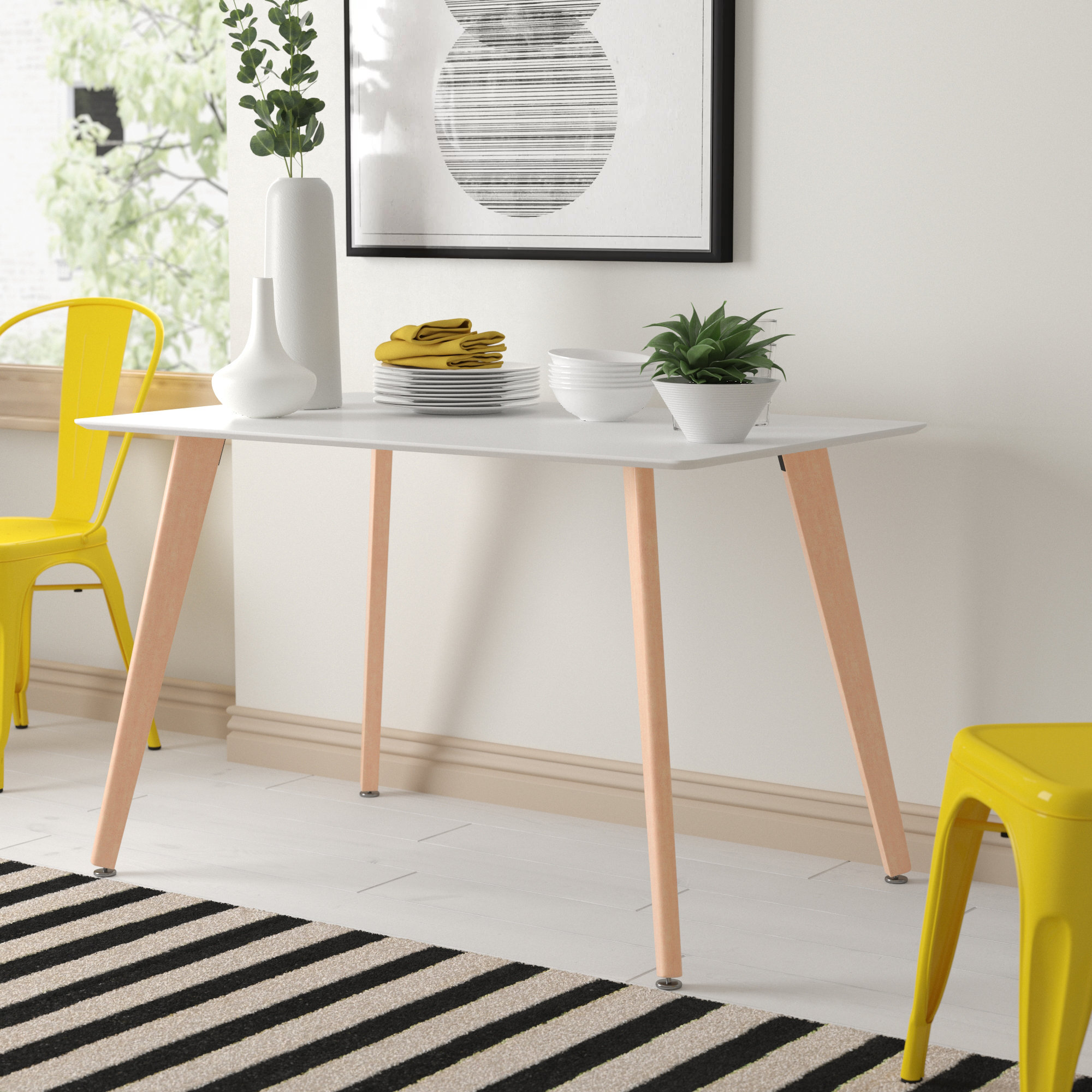 Zipcode Design Bogardus 110Cm Dining Table & Reviews Wayfair.co.uk