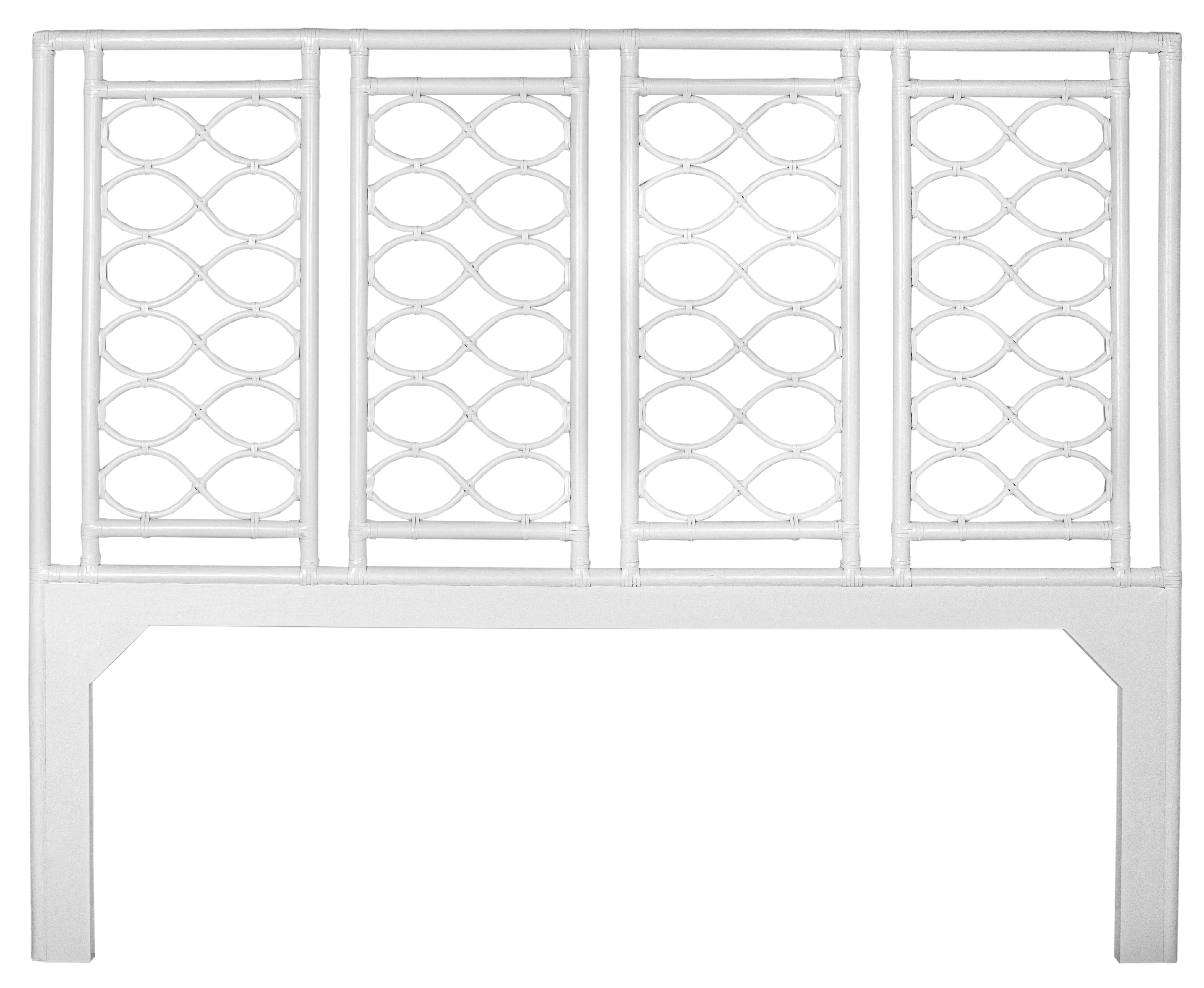 David Francis Furniture Infinity Rattan Headboard Wayfair