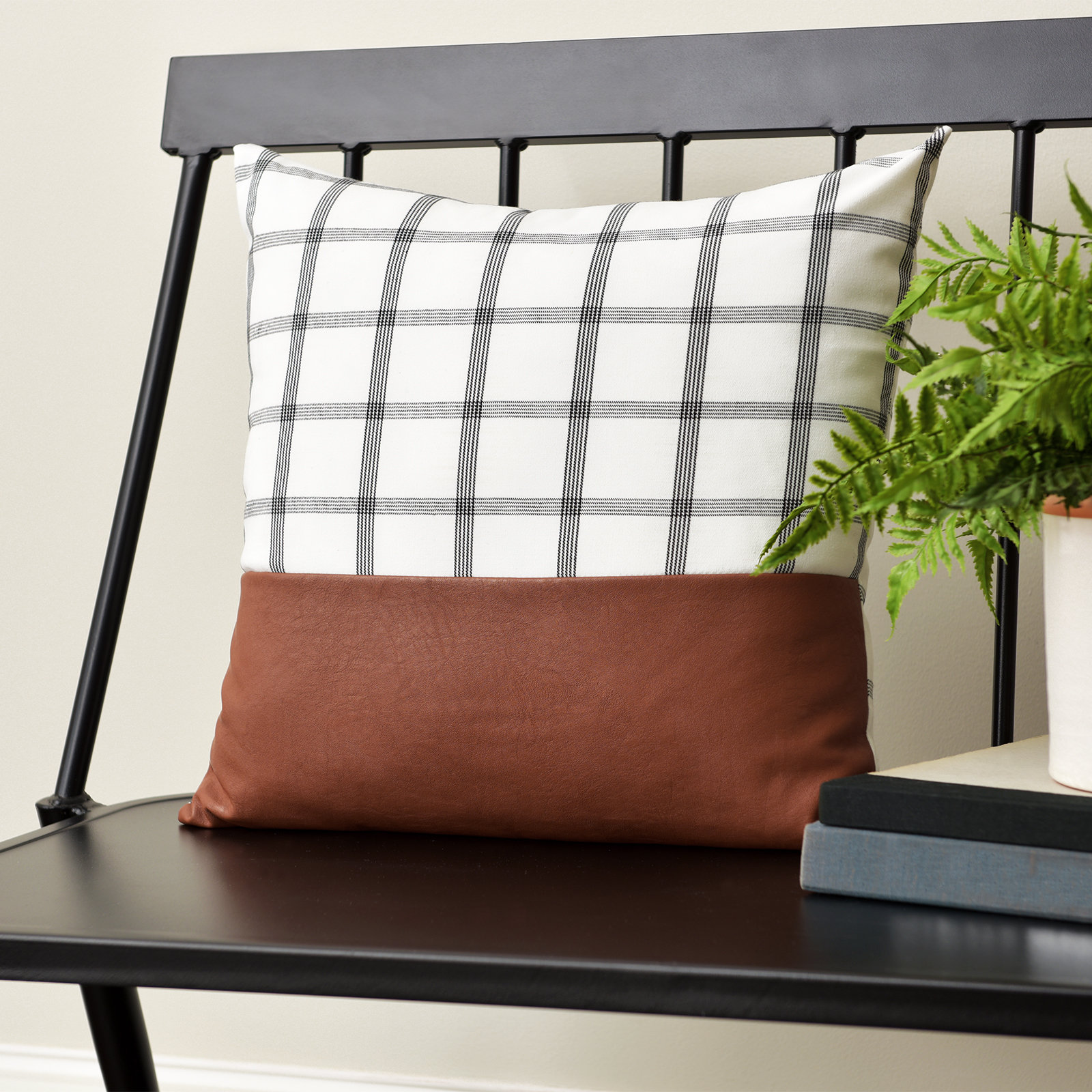 Style Me Pretty Windowpane Plaid Throw Pillow & Reviews Wayfair