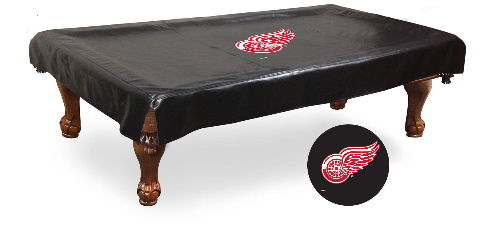 Holland Bar Stool Co 7 Detroit Red Wings Billiard Table Cover 