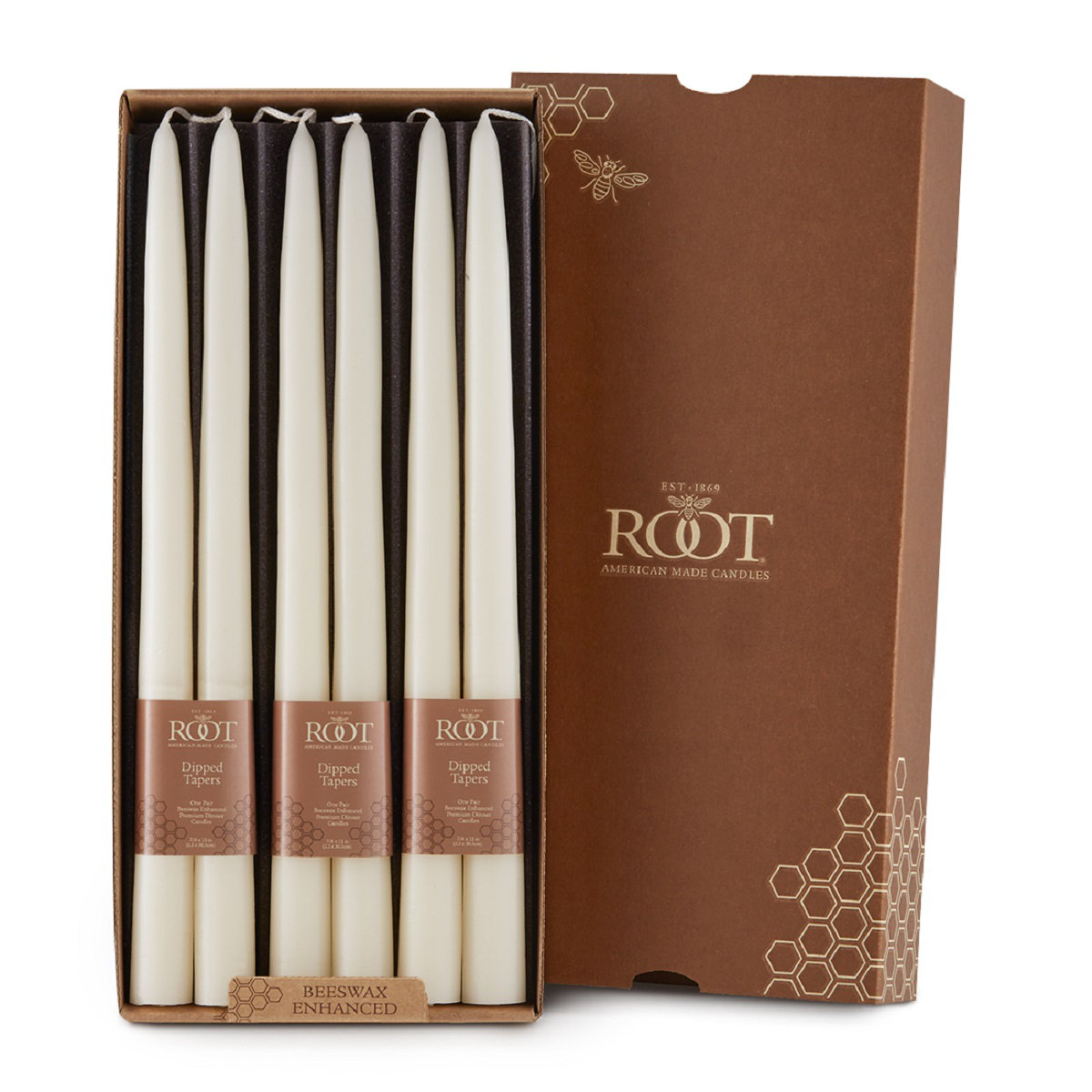 Root Candles Double Hung Unscented Taper Candle Wayfair