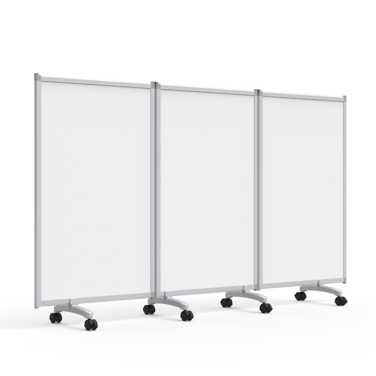 Latitude Run® 91'' W x 53.5'' H 3 Panel Whiteboard Room Divider Wayfair