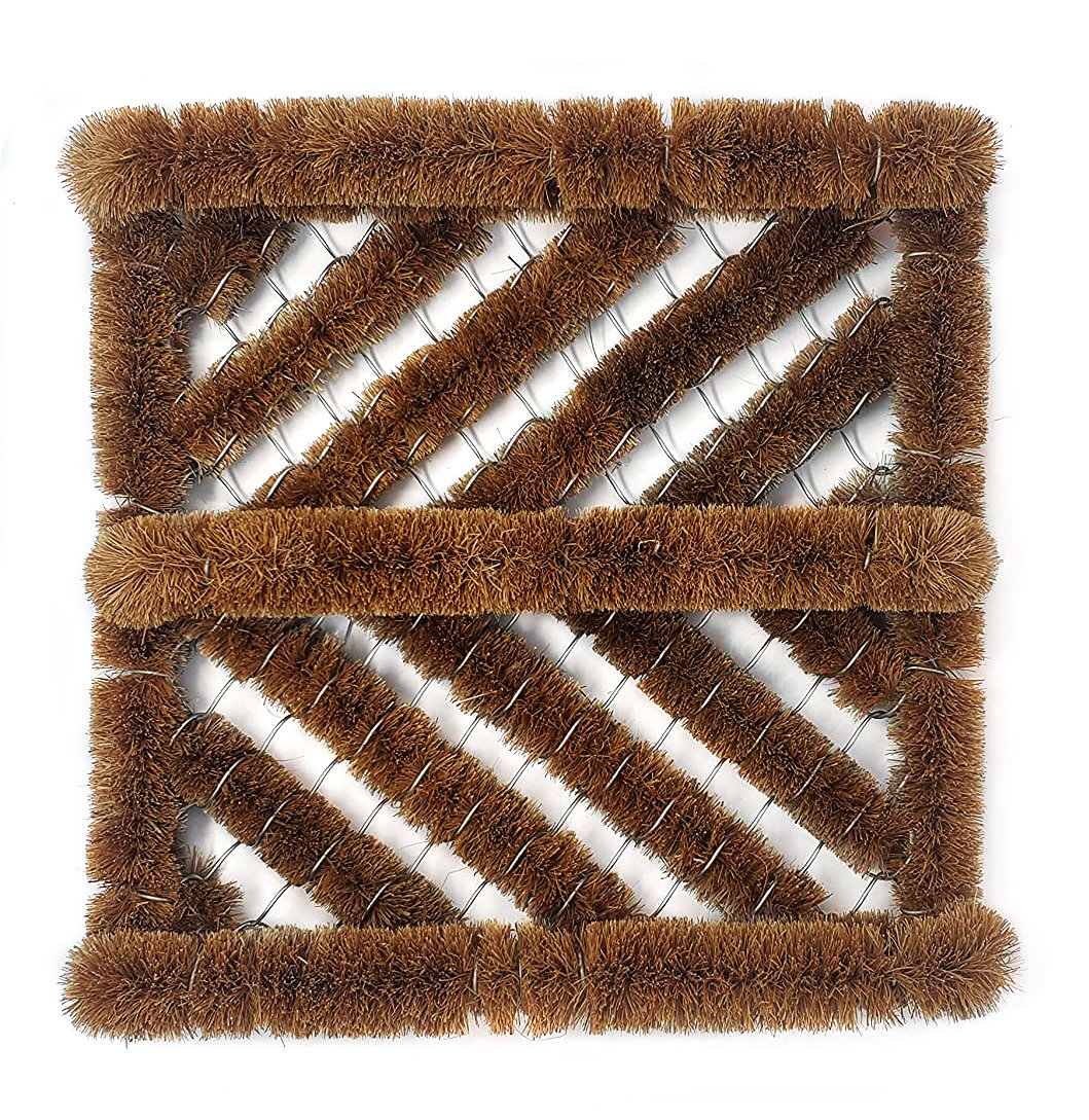 Arlmont & Co. Coir Boot Scraper Door Mat 12" X 13" Wayfair