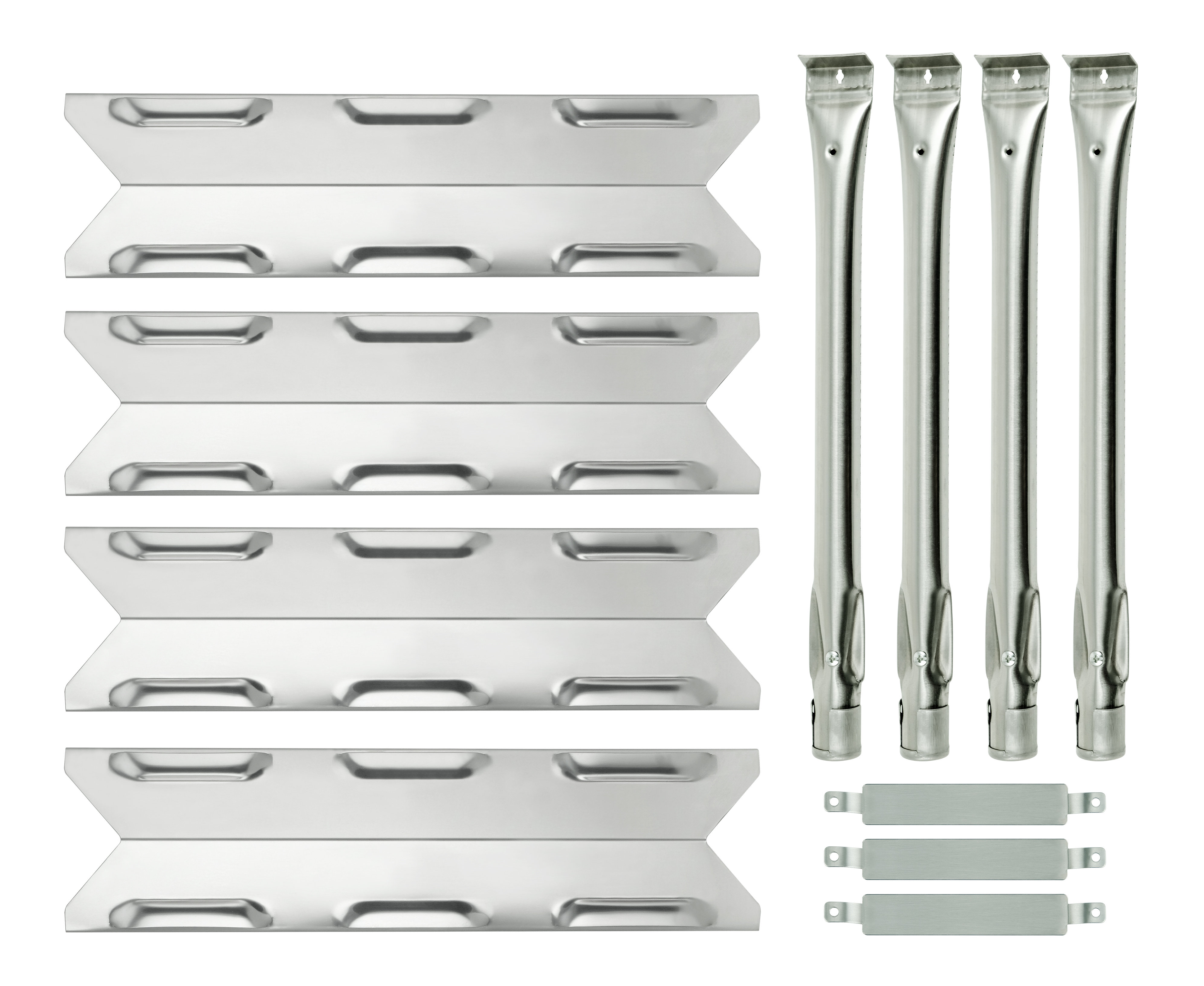 Permasteel 4 Burner SS Grill Part Package (Burners and Flame Tamers