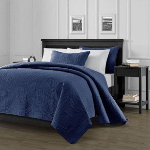 King Size Navy Quilts, Coverlets 