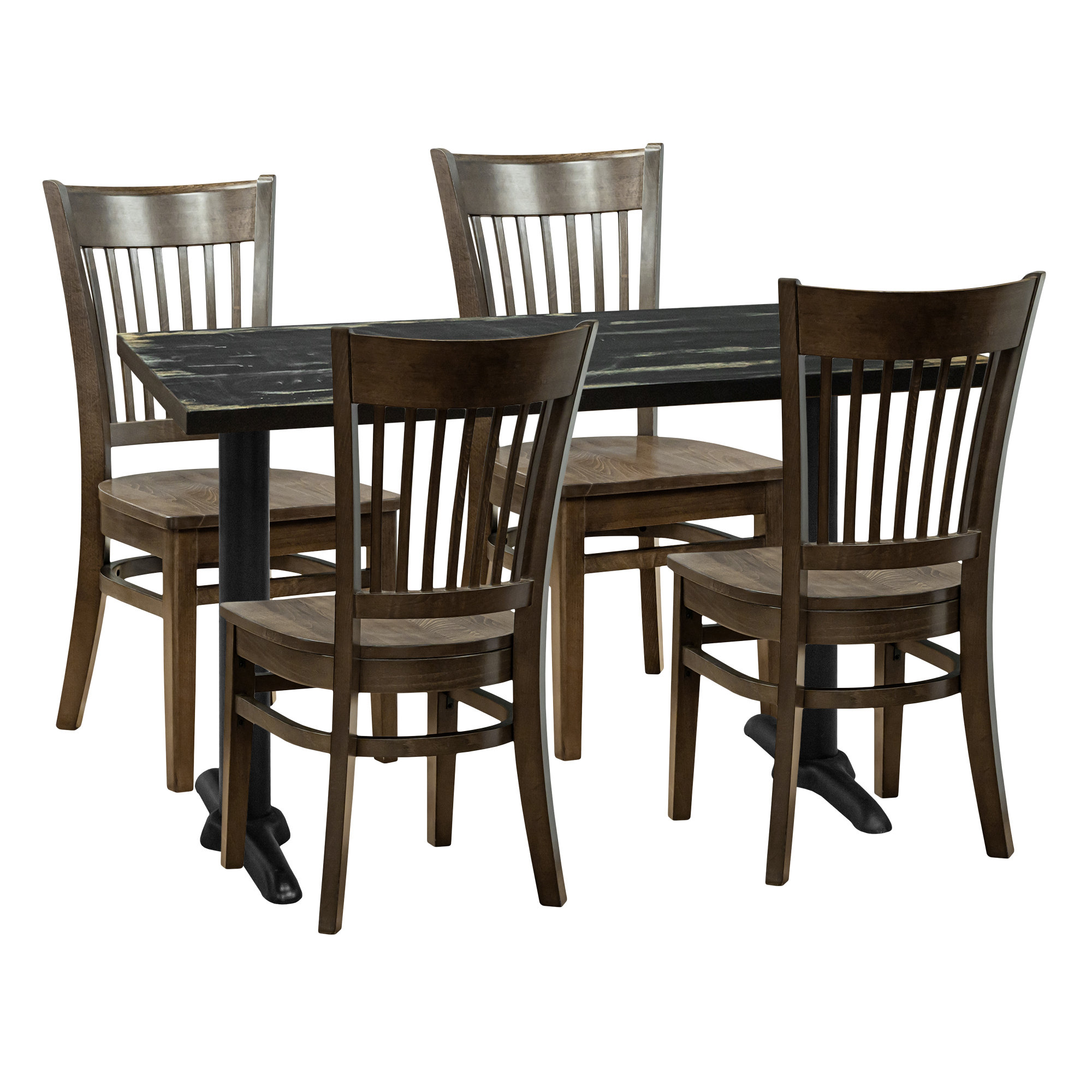 Restaurant Furniture by Barn Furniture 4Person Dining Set Antique