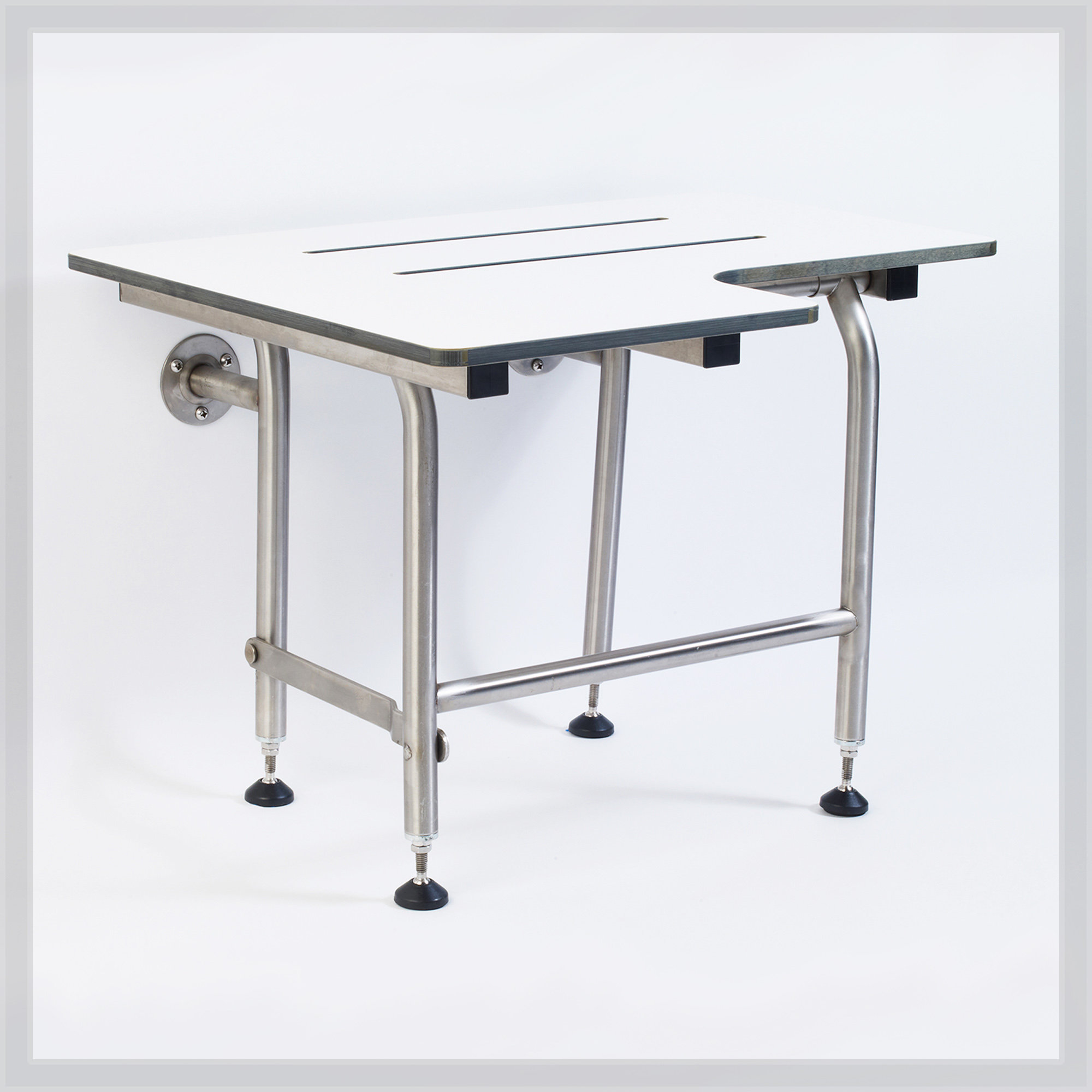 Folding Shower Seat / Size 16" H x 32" W x 21" D Wayfair