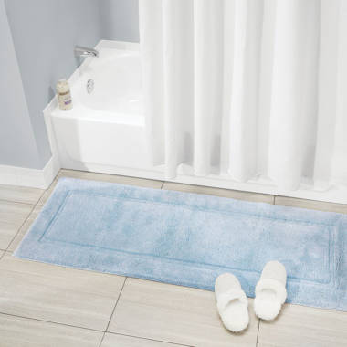 60" x 21" Long Runner White Details about   mDesign Bathroom Cotton Rectangular Rug 