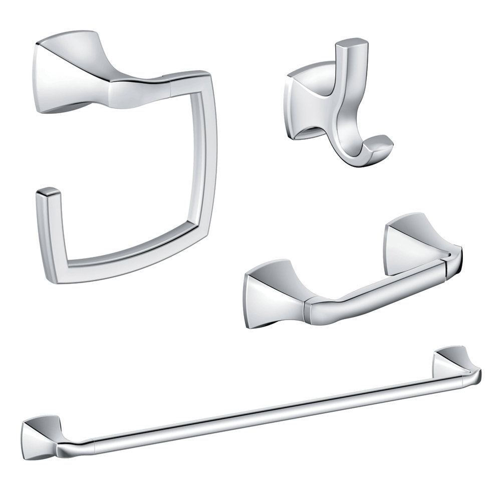Moen Voss 4 Piece Bathroom Hardware Set & Reviews Wayfair