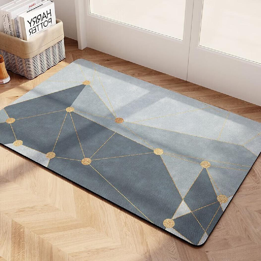 Everly Quinn Bathroom MATS Soft Diatom Ooze Water Absorption Mat