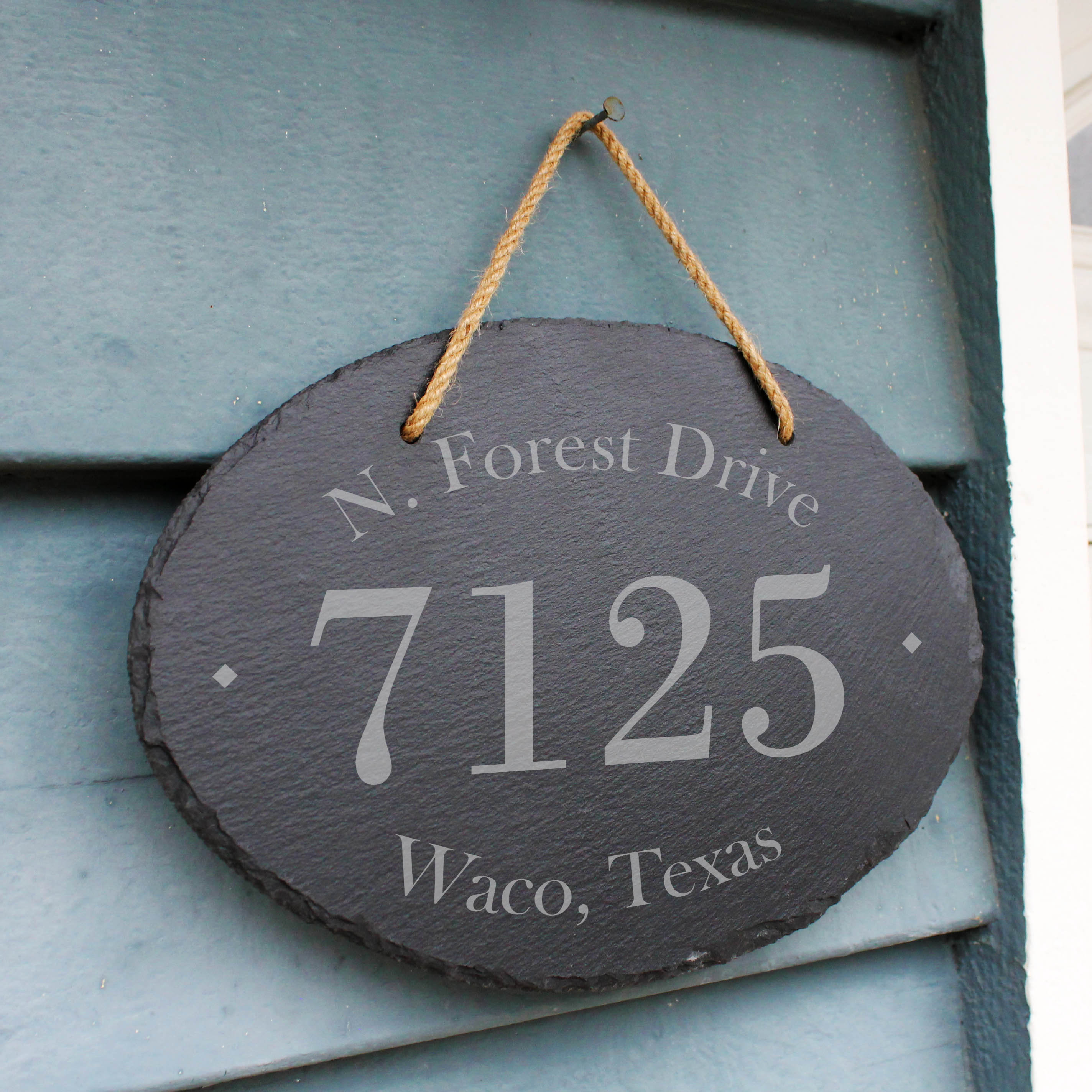 Etchey Engraved 3Line Wall Address Plaque & Reviews Wayfair