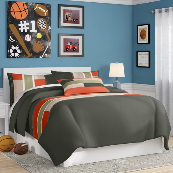 Details about   Denver Multicolor Striped Viasoft Gray Yellow and White Reversible Comforter Set 