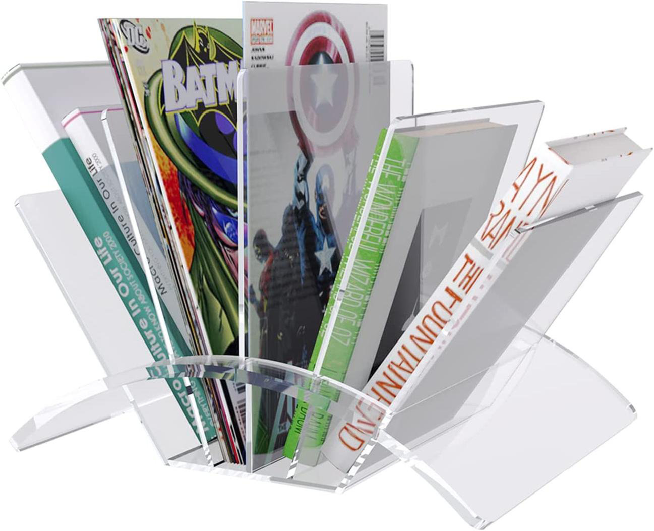 Inbox Zero Acrylic Magazine Holder, File Organizer, Office Desk