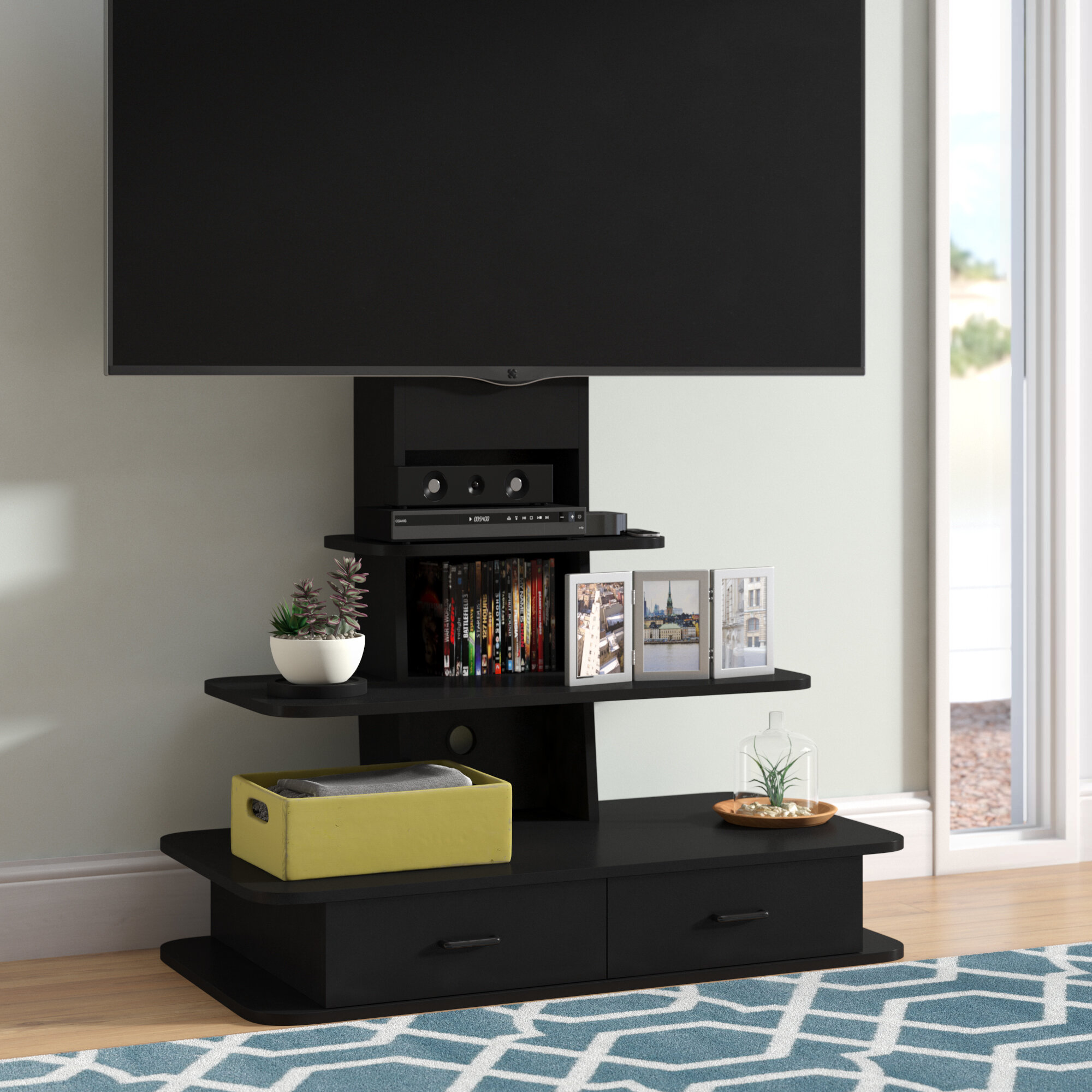 Tabletop TV Stand Mount for 26 32 33 37 42 47 50 52 55 60 65"LCD LED Flat Screen 