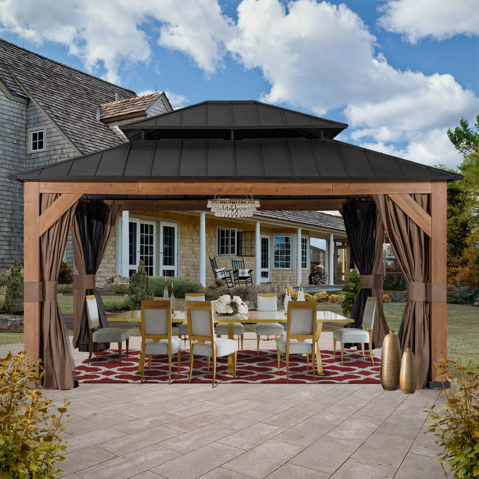 Joyside 15 Ft. W x 13 Ft. D Aluminum Patio Gazebo Wayfair