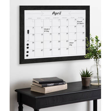 Union Rustic Calendar Magnetic Wall Mounted Dry Erase Board & Reviews |  Wayfair