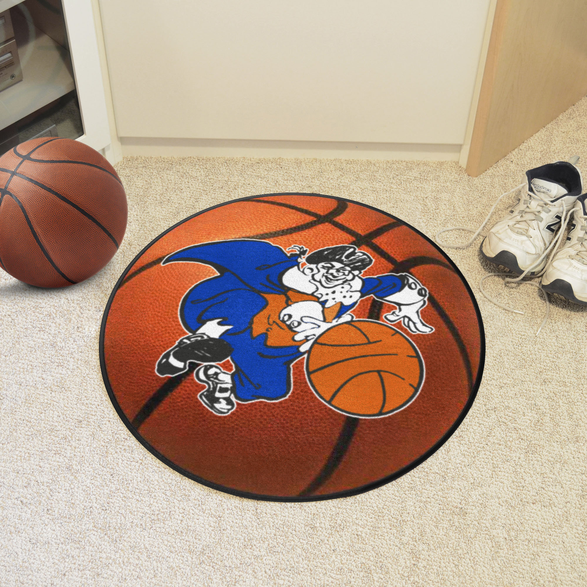 FANMATS New York Knickerbockers_NBA Retro New York Knickerbockers Basketball Rug 27In